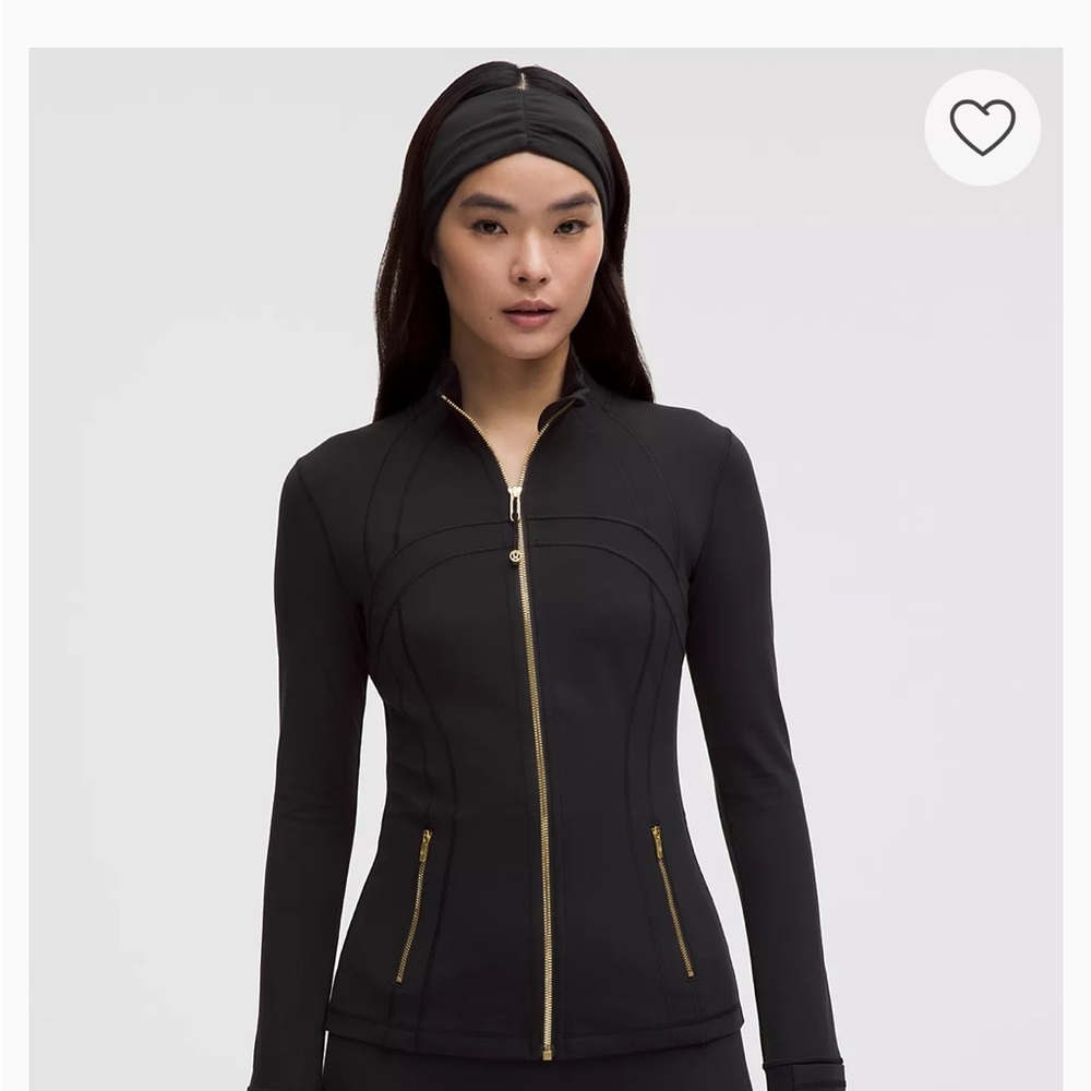 lululemon athletica Define  *NULU ZIP -Up Jacket with Gold Zippers